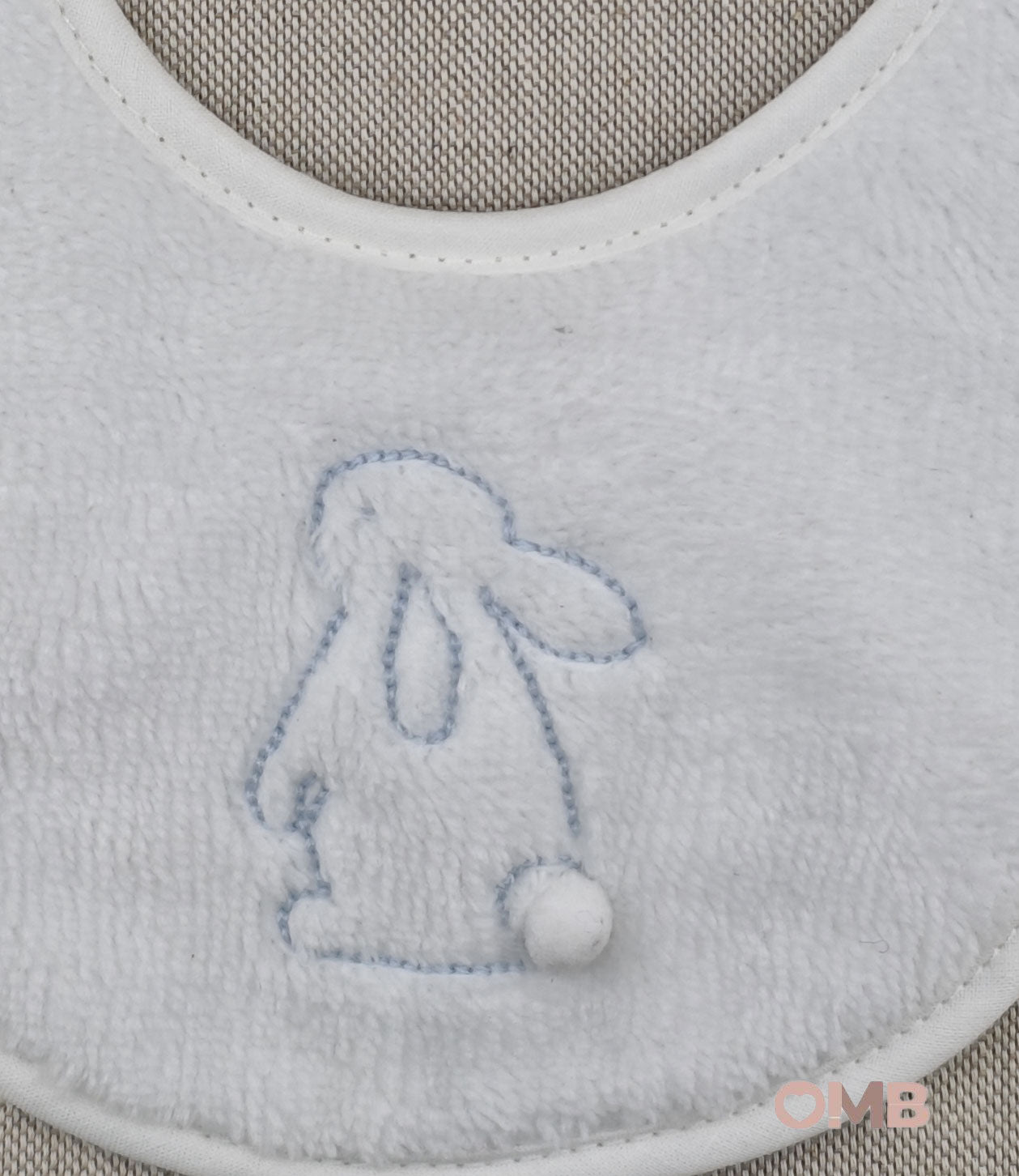 Bavetta neonato COCCODE C64607 Bianca C64607 CONIGLIO COCCODE 