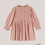 Abito bambina EMILE ET IDA AE058 Rosa AE058 ROSA EMILE ET IDA 