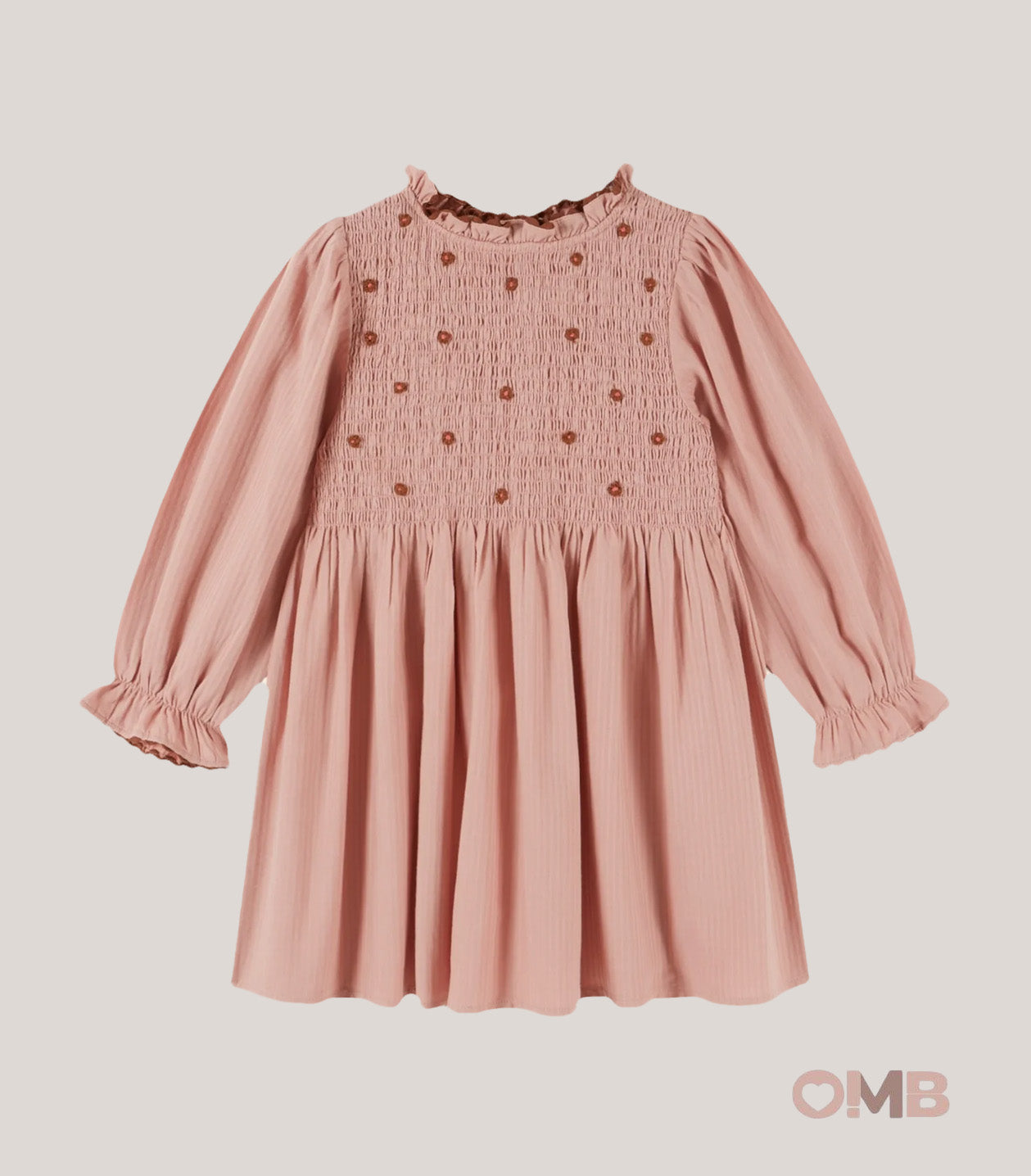 Abito bambina EMILE ET IDA AE058 Rosa AE058 ROSA EMILE ET IDA 