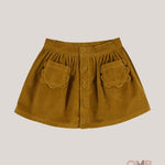 Gonna bambina EMILE ET IDA AE062A Cammello AE062A ARTICH EMILE ET IDA 
