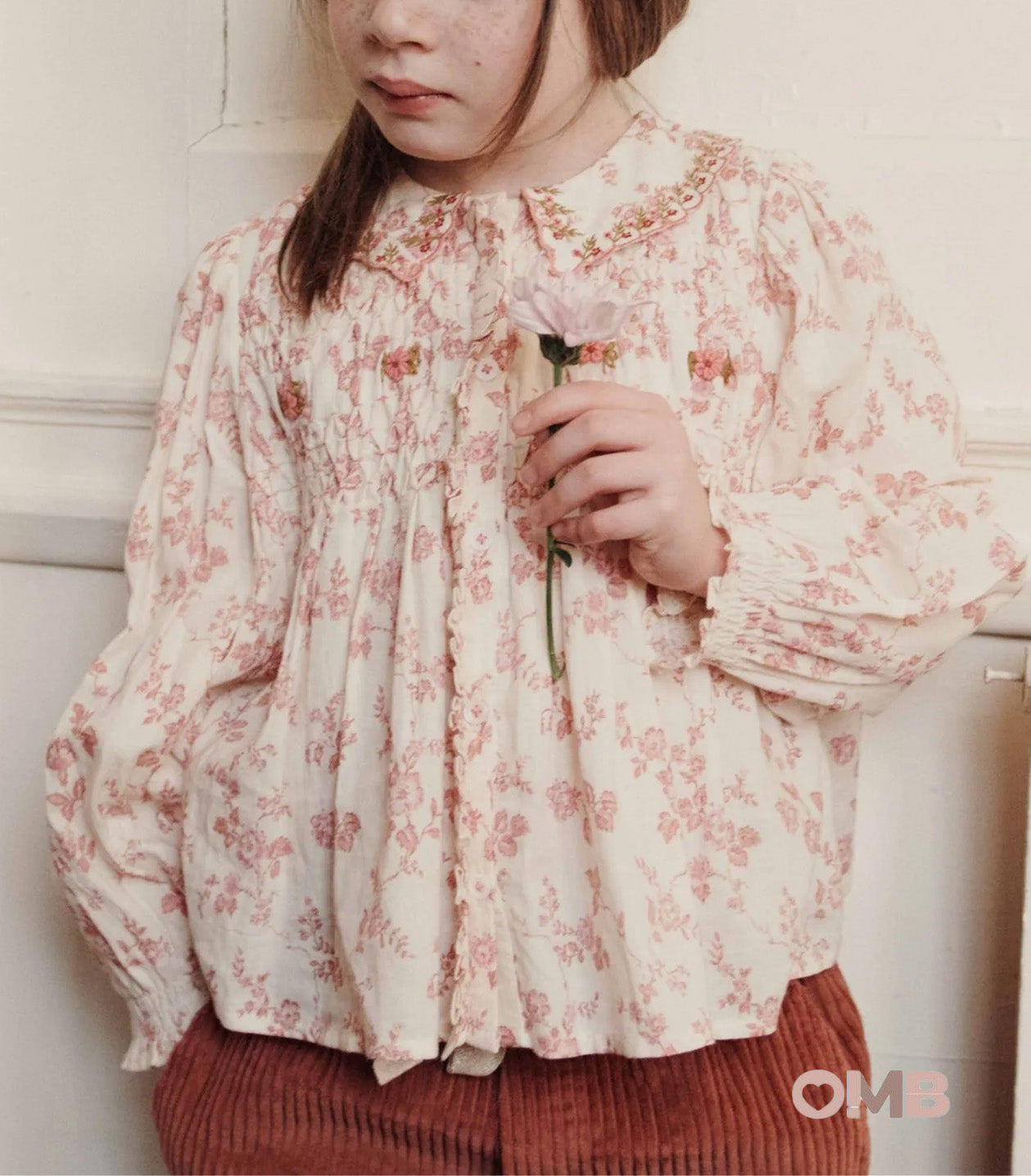 Camicia bambina EMILE ET IDA AE066A Rosa AE066A FANTASIA EMILE ET IDA 