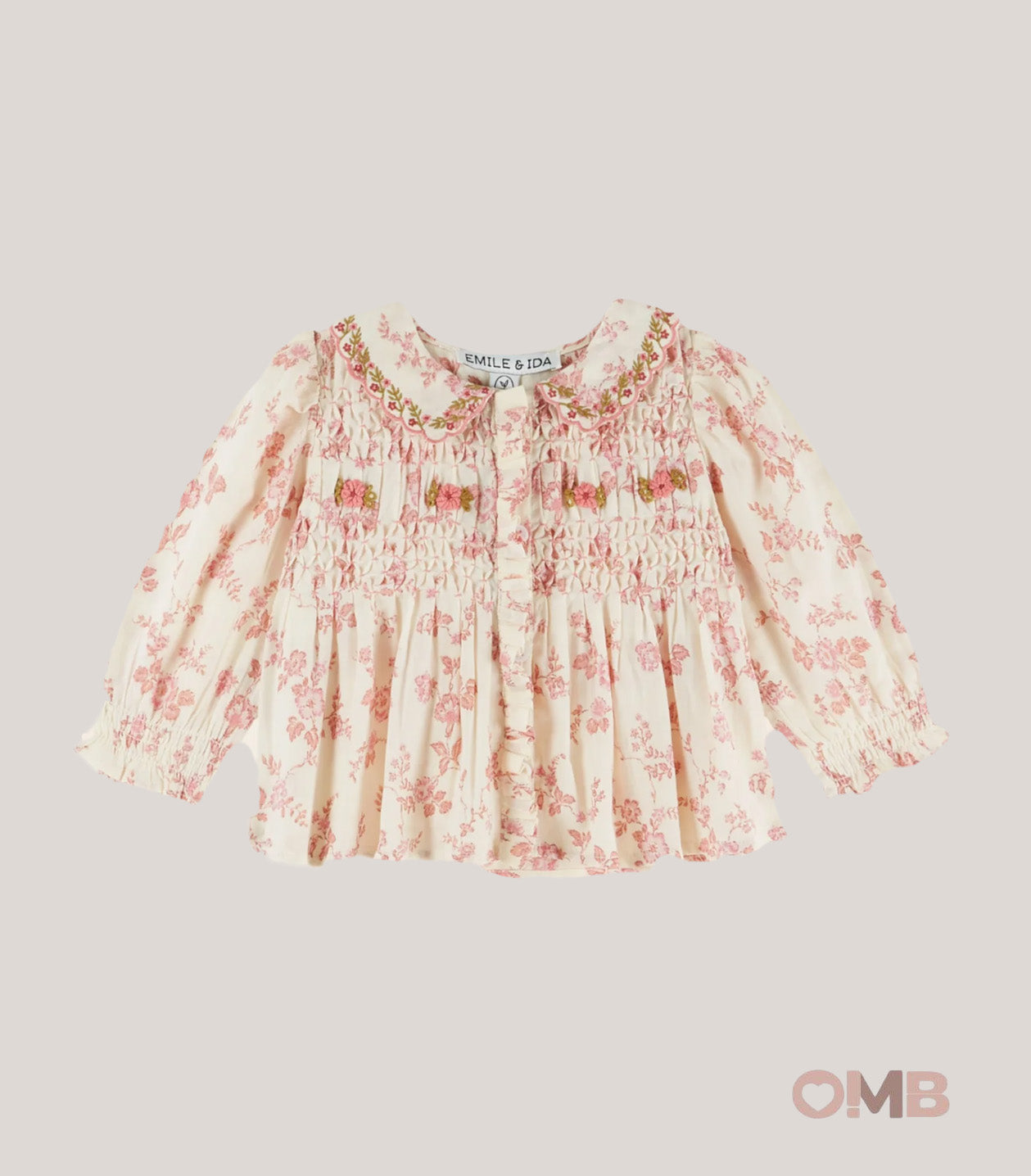 Camicia neonata EMILE ET IDA AE066 Rosa AE066 FANTASIA EMILE ET IDA 