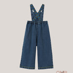 Salopette bambina EMILE ET IDA AE111A Blu AE111A DENIM EMILE ET IDA 
