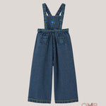 Salopette bambina EMILE ET IDA AE111 Blu AE111 DENIM EMILE ET IDA 
