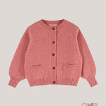 Cardigan neonata EMILE ET IDA AE129 Rosa AE129 ROSA EMILE ET IDA 