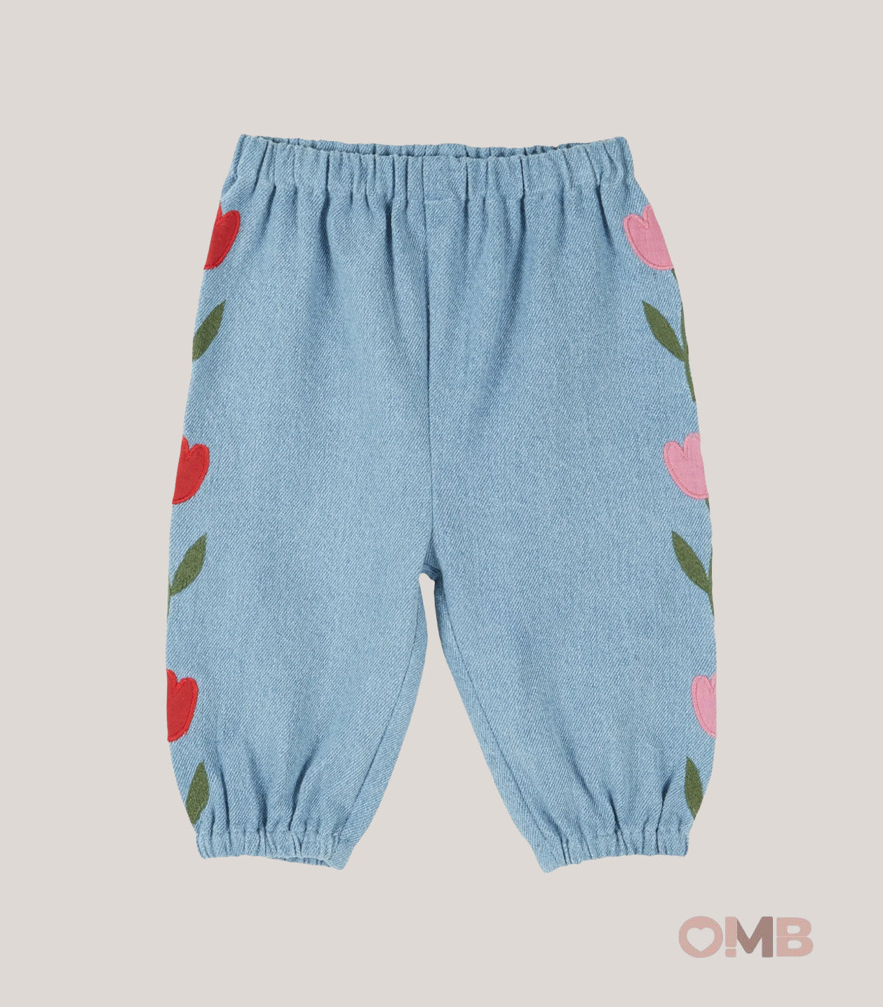 Jeans neonata EMILE ET IDA AE217 Azzurro AE217 DENIM EMILE ET IDA 