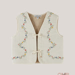 Gilet bambina EMILE ET IDA AE229A Panna AE229A PANNA EMILE ET IDA 
