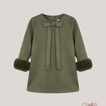 Abito bambina EVE 8043 Verde 8043 VERDE EVE 
