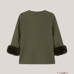 Abito bambina EVE 8043 Verde 8043 VERDE EVE 