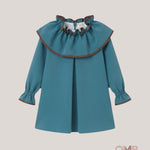 Abito bambina EVE 8055 Blu 8055 OTTANIO EVE 
