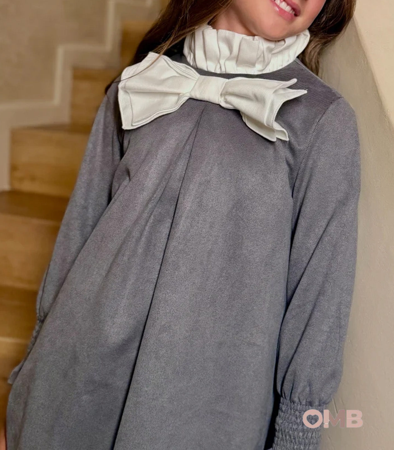 Abito bambina EVE  8062 Grigio 8062 GRIGIO EVE 