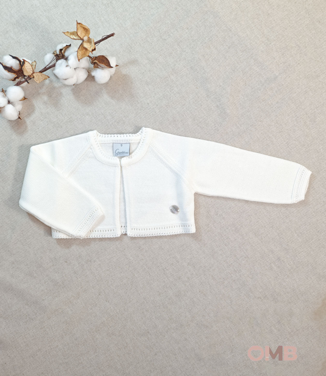Cardigan neonata GRANLEI 226205 Bianco 226-205 BIANCO GRANLEI 