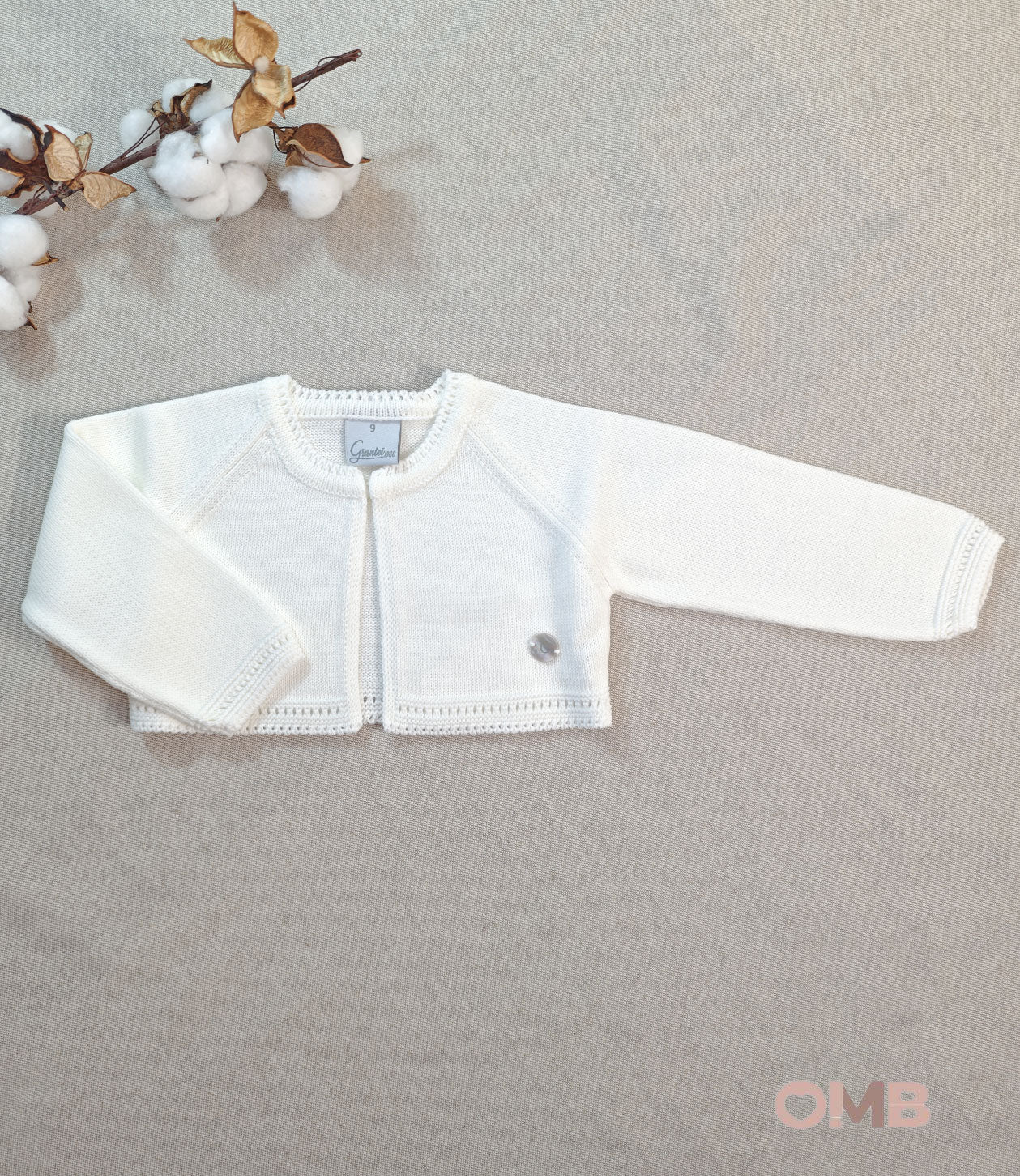 Cardigan neonata GRANLEI 226205 Panna 226-205 PANNA GRANLEI 