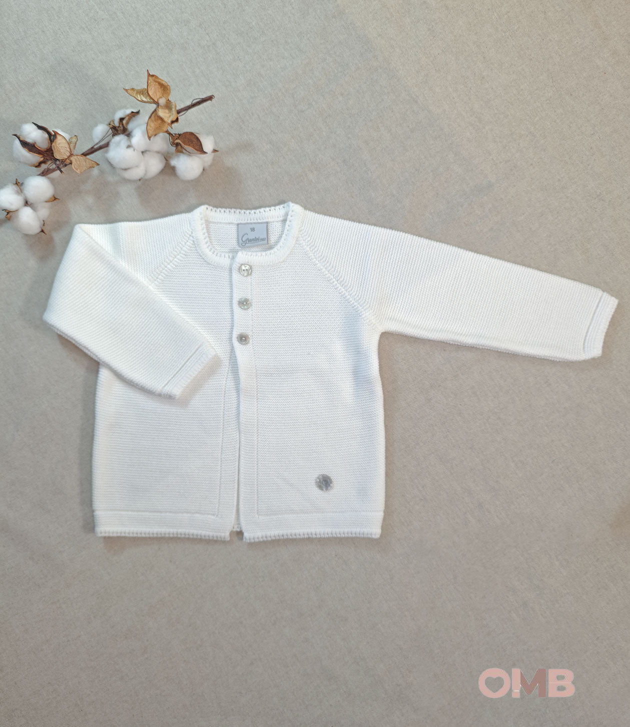 Cardigan neonato GRANLEI 226456 Bianco 226-456 BIANCO GRANLEI 