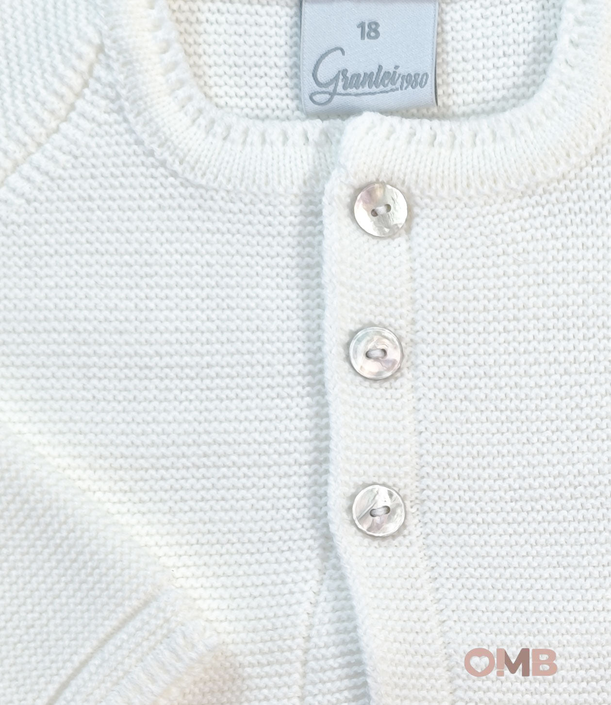 Cardigan neonato GRANLEI 226456 Panna 226-456 PANNA GRANLEI 