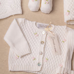 Set nascita neonata GUGHELINO SETPANNA Panna SETPANNA PANNA/ROSA GUGHELINO 
