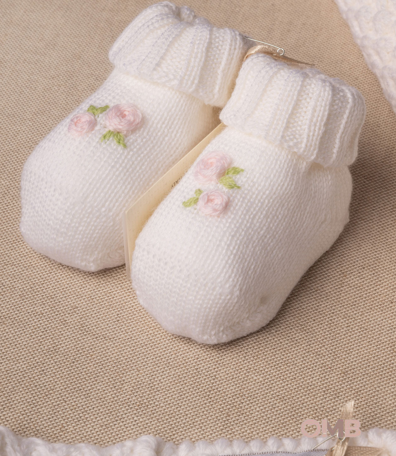Set nascita neonata GUGHELINO SETPANNA Panna SETPANNA PANNA/ROSA GUGHELINO 