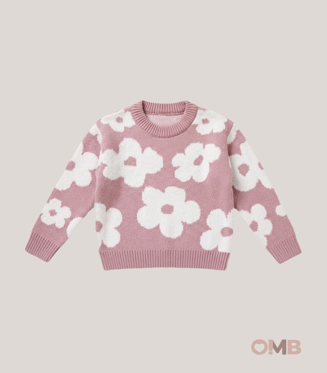 Maglione bambina LALALU MGL00070 Rosa MGL00070 FIORE LALALU 