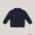 Cardigan bambino LALALU MGL030 Blu MGL030 BLU LALALU 