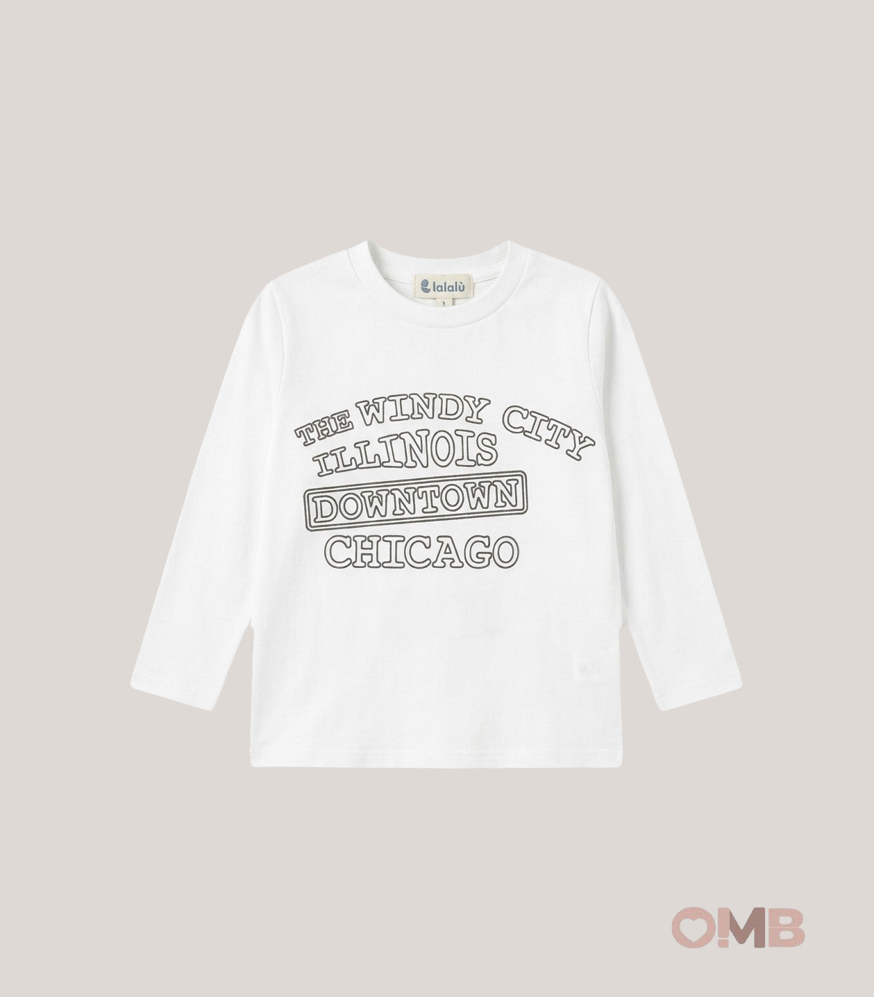 T-shirt bambino LALALU TSL0030 Bianca TSL0030 LATTE LALALU 
