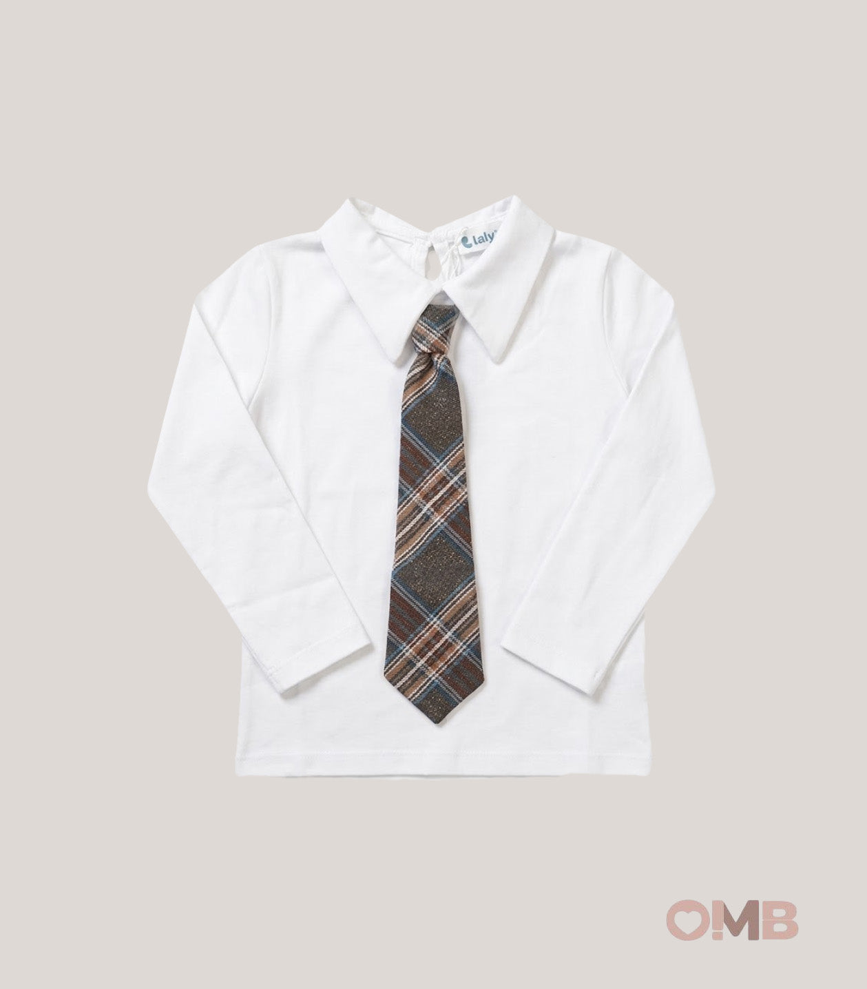 Maglia bambina LALALU TSL80 Bianca TSL80 LATTE LALALU 