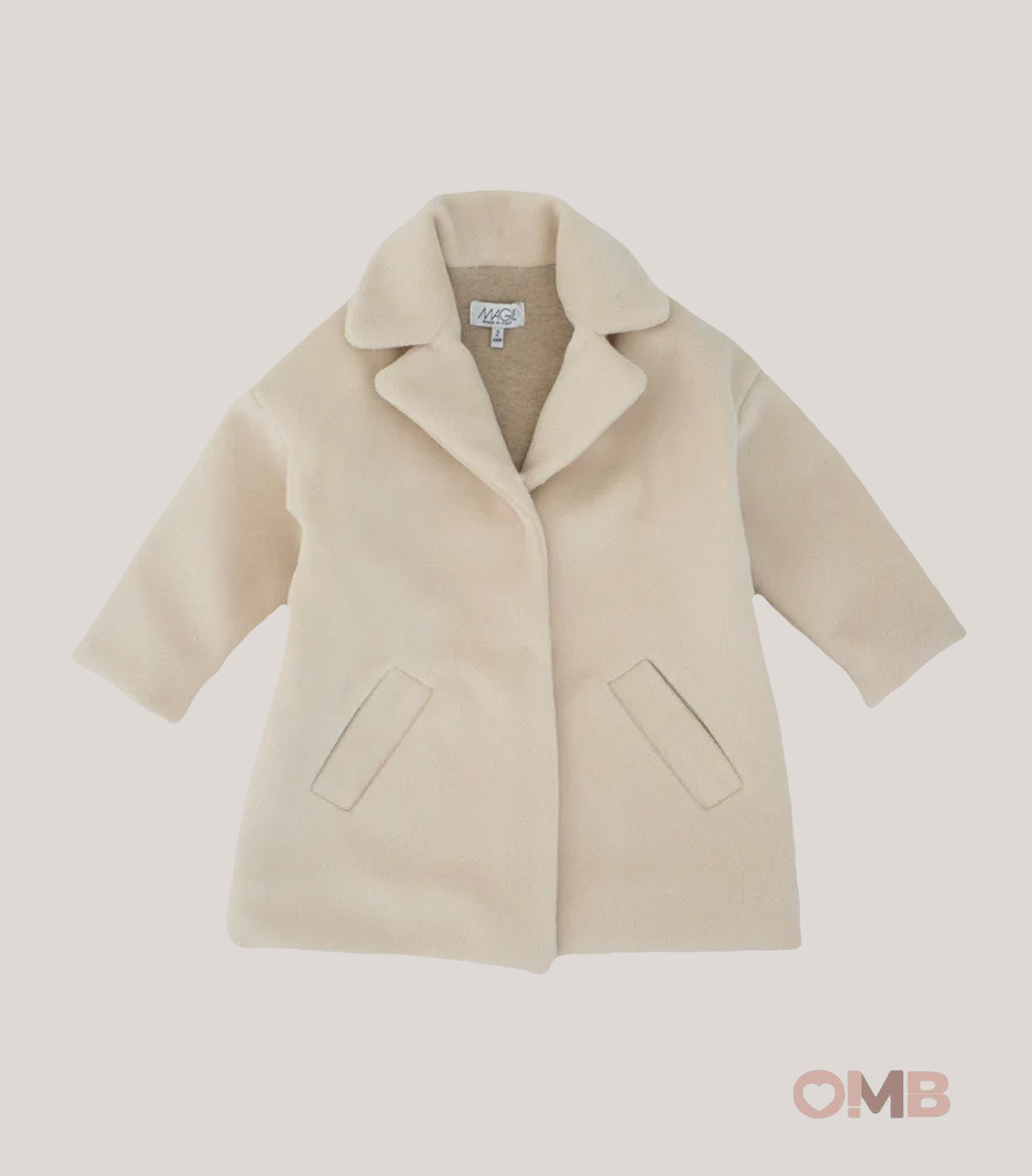 Cappotto bambina MAGIL MN23046 Latte MN23046 LATTE MAGIL 