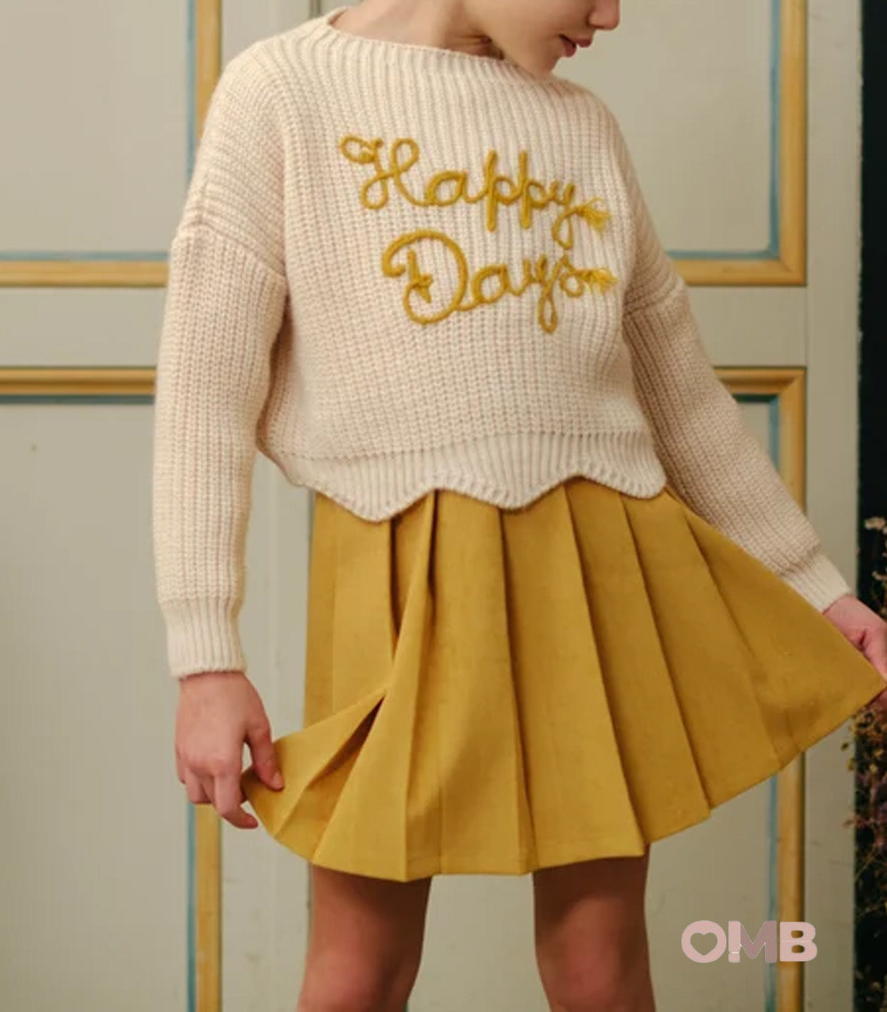 Gonna bambina MAGIL MN24010 Ocra MN24010 OCRA MAGIL 