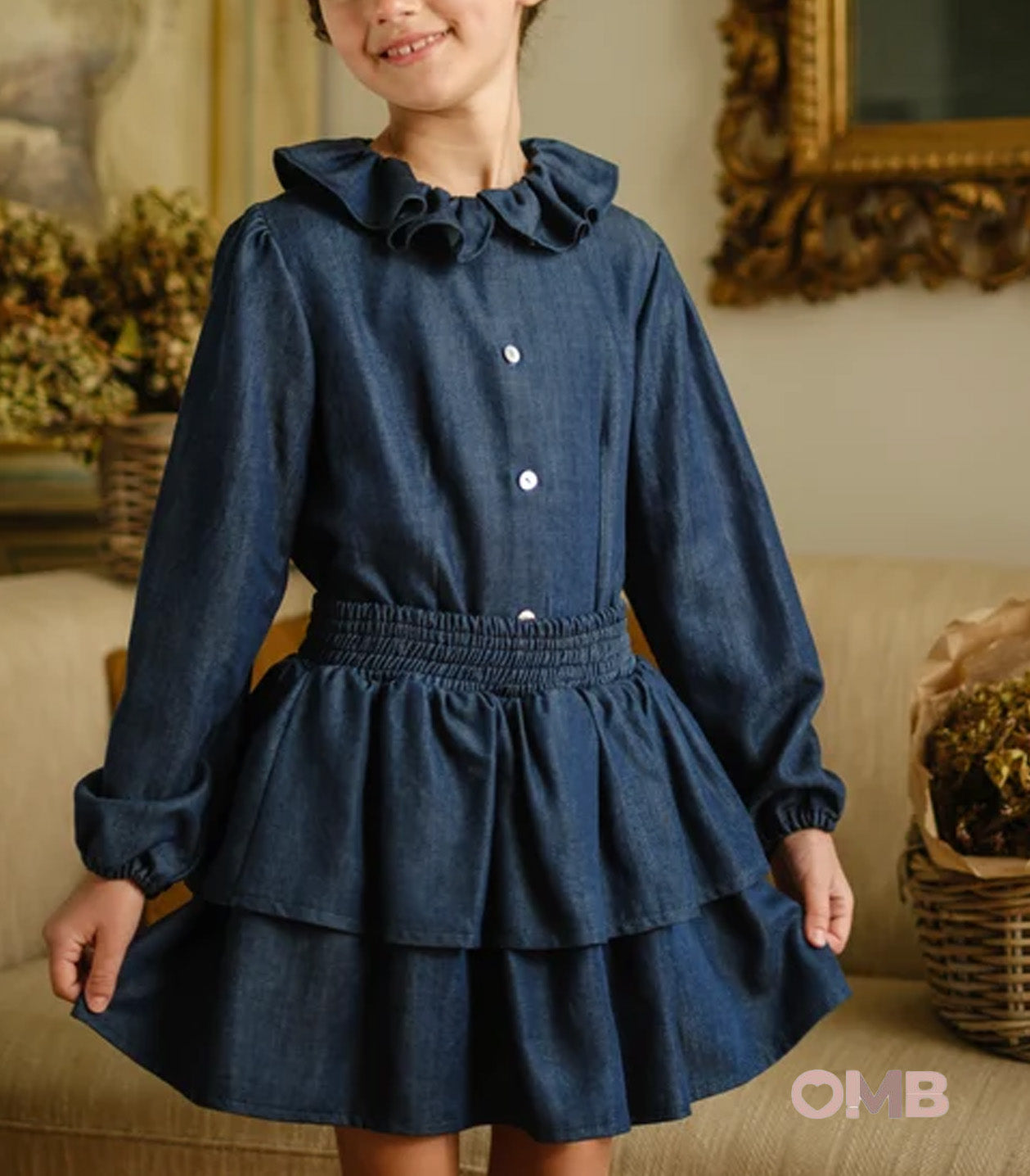 Camicia bambina MAGIL MN26081 Denim<BR/> MN26081 DENIM MAGIL 