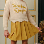 Maglione bambina MAGIL MN27013 Latte MN27013 LATTE/OCRA MAGIL 
