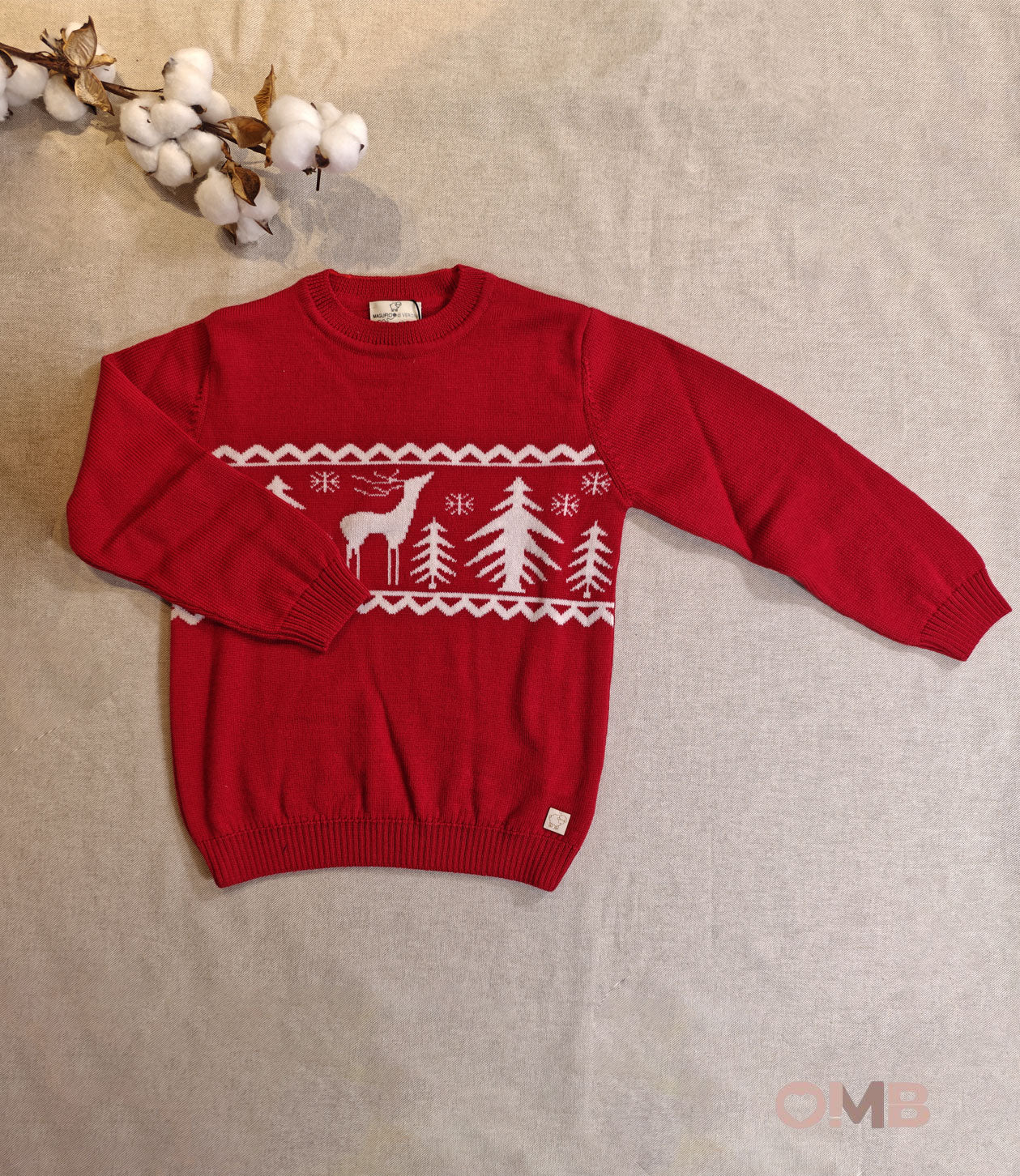 Maglione Maglificio di Verona bambino 015603 rosso<BR/><BR/> 015603 ROSSO MAGLIFICIO VERONA 