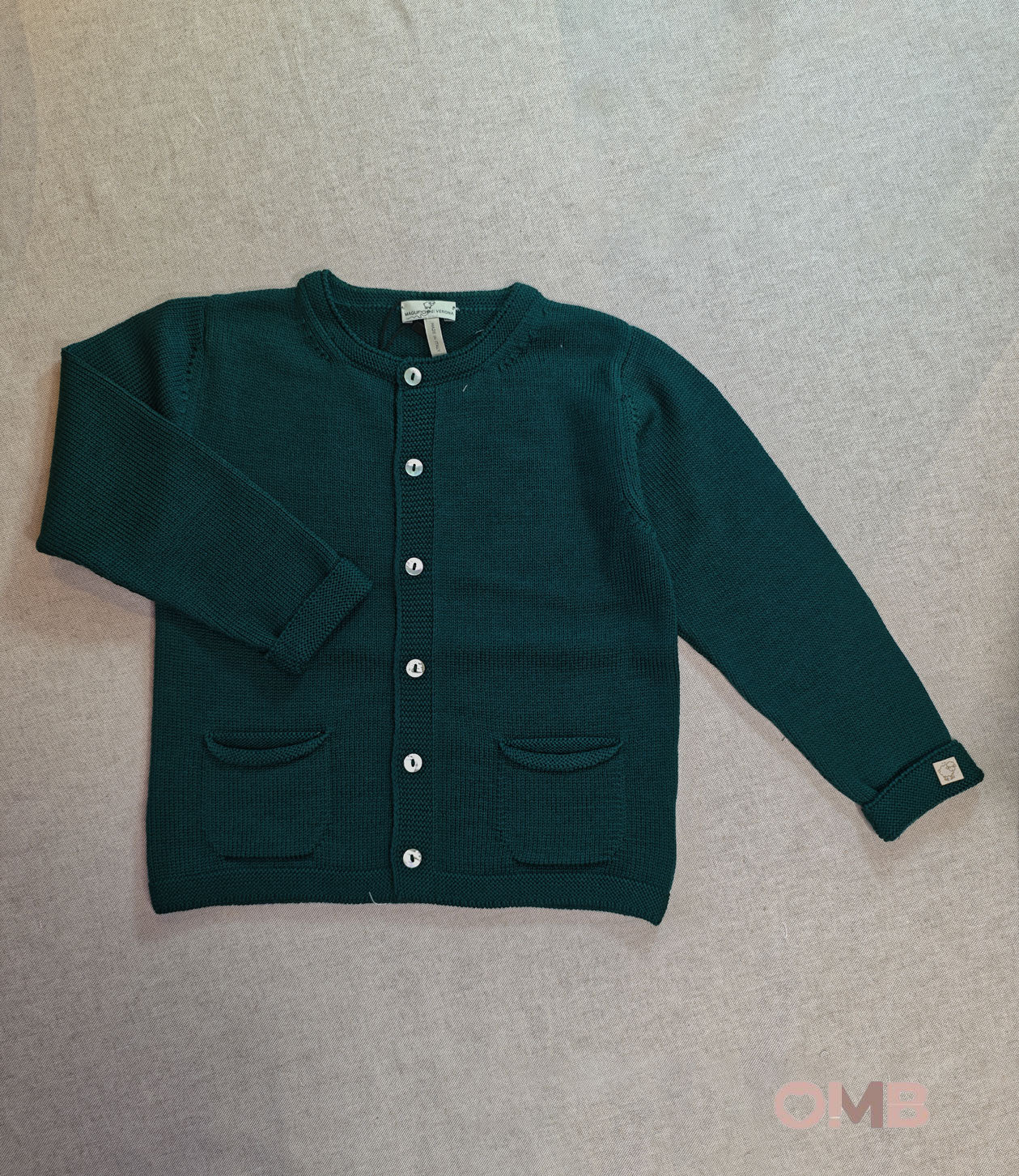 Cardigan bambino MAGLIFICIO VERONA 015608 Verde 015608 VERDE MAGLIFICIO VERONA 