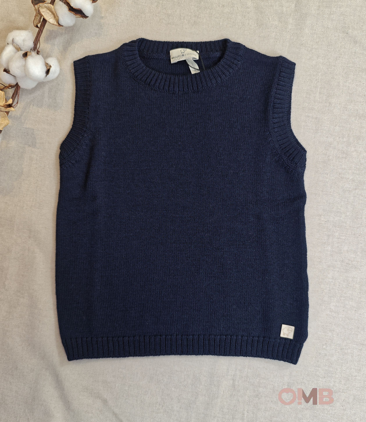 Gilet Maglificio di Verona bambino 015610 blu 015610 BLU MAGLIFICIO VERONA 