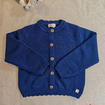 Cardigan Maglificio di Verona bambina 015627 blu<BR/> 015627 BLU MAGLIFICIO VERONA 