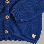 Cardigan Maglificio di Verona bambina 015627 blu<BR/> 015627 BLU MAGLIFICIO VERONA 