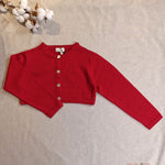 Cardigan Maglificio di Verona bambina 015639 rosso<BR/><BR/> 015639 ROSSO MAGLIFICIO VERONA 