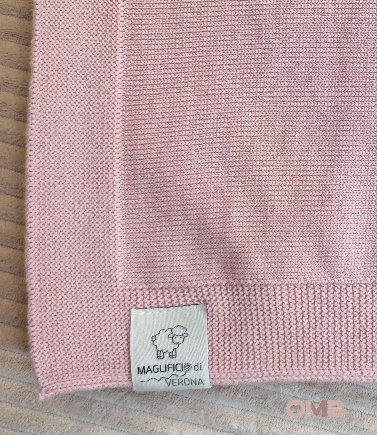 Coperta Maglificio di Verona neonata 045286 rosa<BR/> 045286 ROSA MAGLIFICIO VERONA 