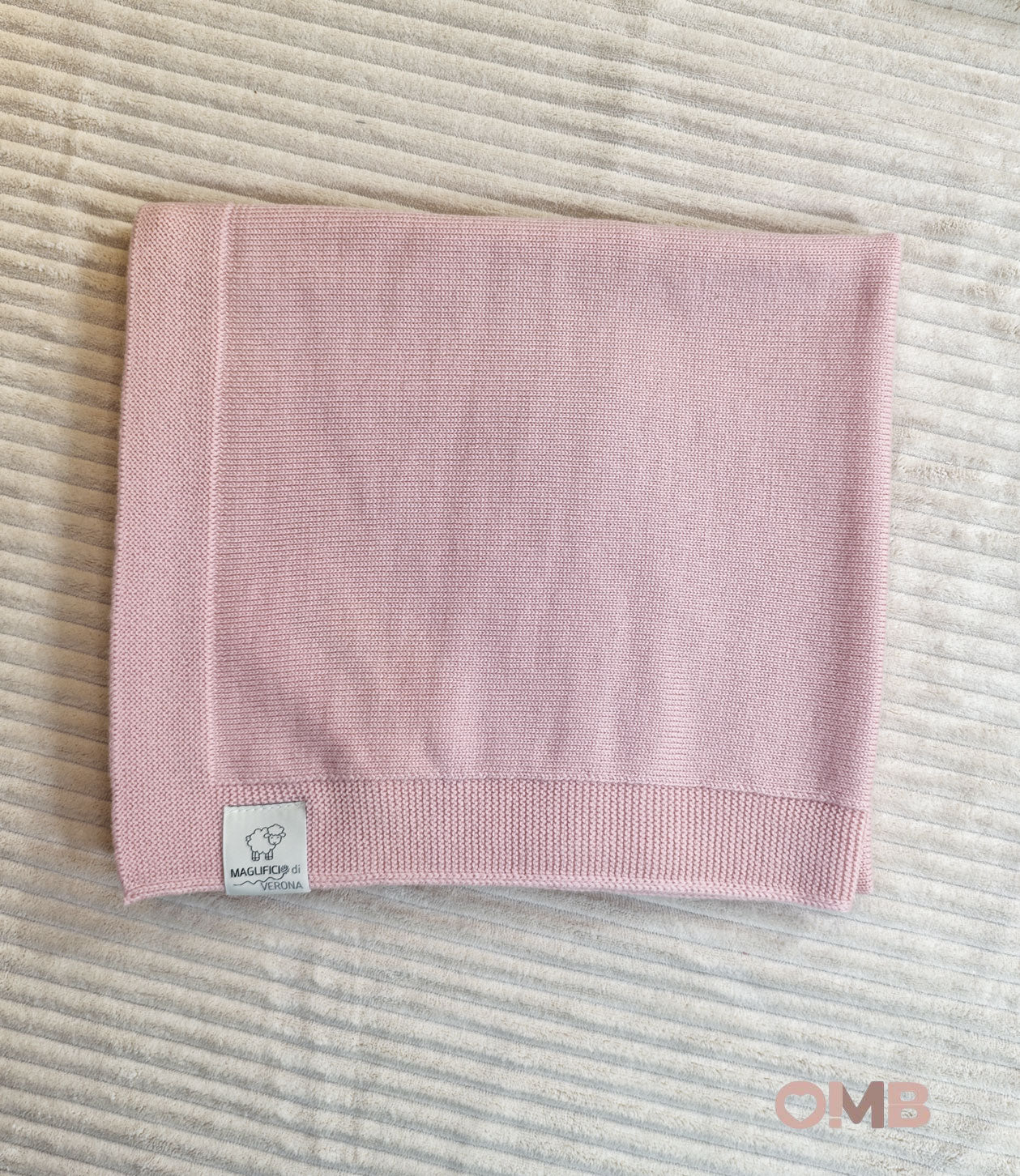 Coperta Maglificio di Verona neonata 045286 rosa<BR/> 045286 ROSA MAGLIFICIO VERONA 
