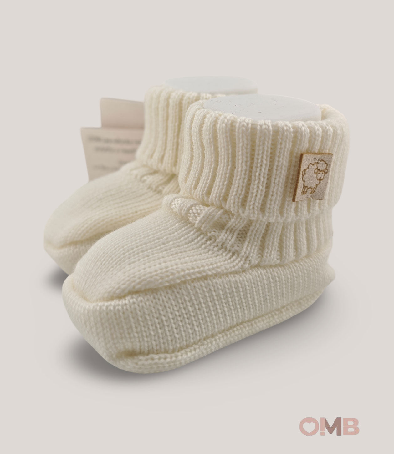 Babbucce Maglificio di Verona neonato 045405 panna<BR/> 045405 PANNA MAGLIFICIO VERONA 