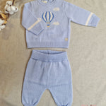 Completo Maglificio di Verona neonato 045601 045236C cielo<BR/> 045601-045236C CIELO MAGLIFICIO VERONA 