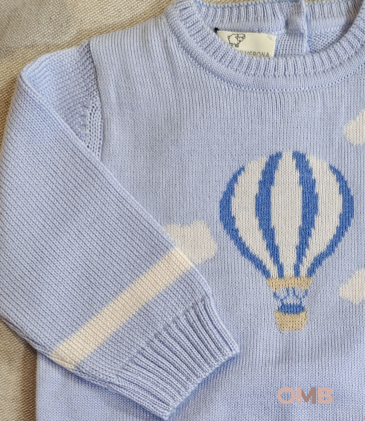 Completo Maglificio di Verona neonato 045601 045236C cielo<BR/> 045601-045236C CIELO MAGLIFICIO VERONA 