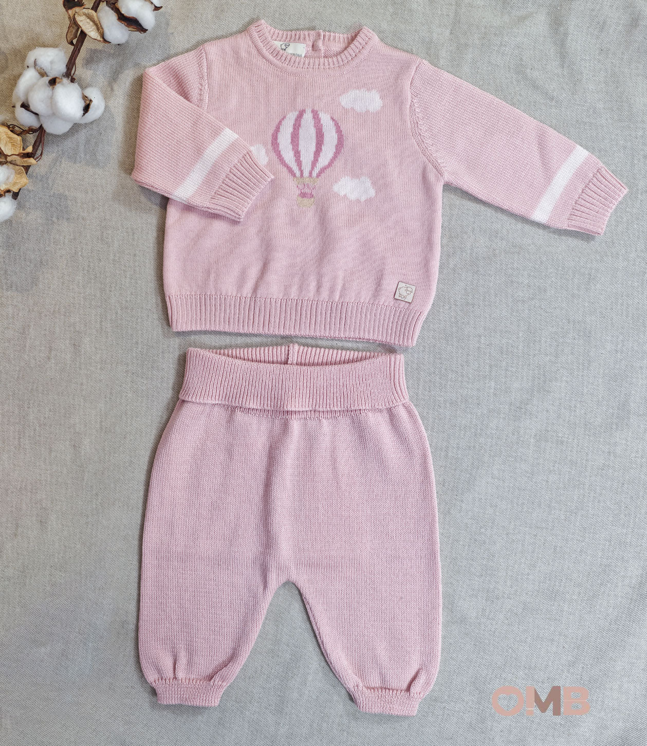 Completo Maglificio di Verona neonata 045601 045236C rosa 045601-045236 ROSA MAGLIFICIO VERONA 