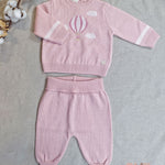 Completo Maglificio di Verona neonata 045601 045236C rosa 045601-045236 ROSA MAGLIFICIO VERONA 