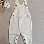 Salopette Maglificio di Verona neonato 045606 latte<BR/> 045606 PANNA MAGLIFICIO VERONA 