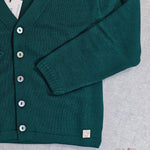 Cardigan Maglificio di Verona neonato 045608 verde<BR/> 045608 VERDE MAGLIFICIO VERONA 