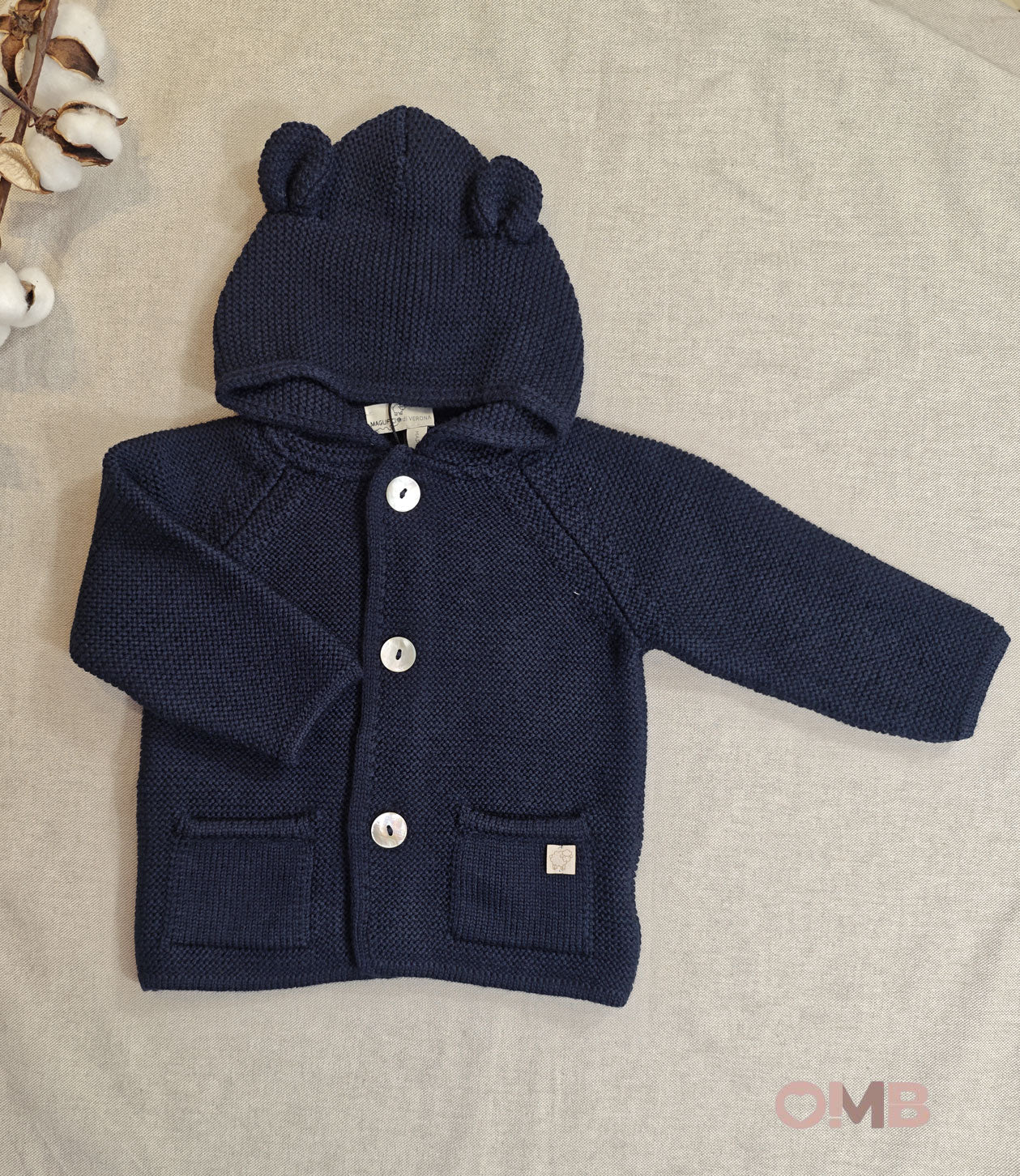 Cappotto Maglificio di Verona neonato 045609 blu 045609 BLU MAGLIFICIO VERONA 