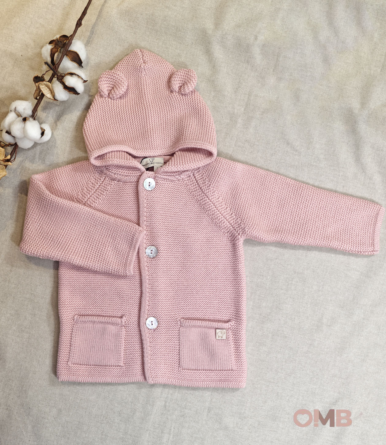 Cappotto Maglificio di Verona neonata 045609 rosa 045609 ROSA MAGLIFICIO VERONA 