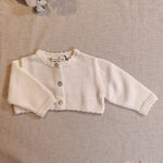 Cardigan Maglificio di Verona neonata 045617 panna<BR/> 045617 PANNA MAGLIFICIO VERONA 