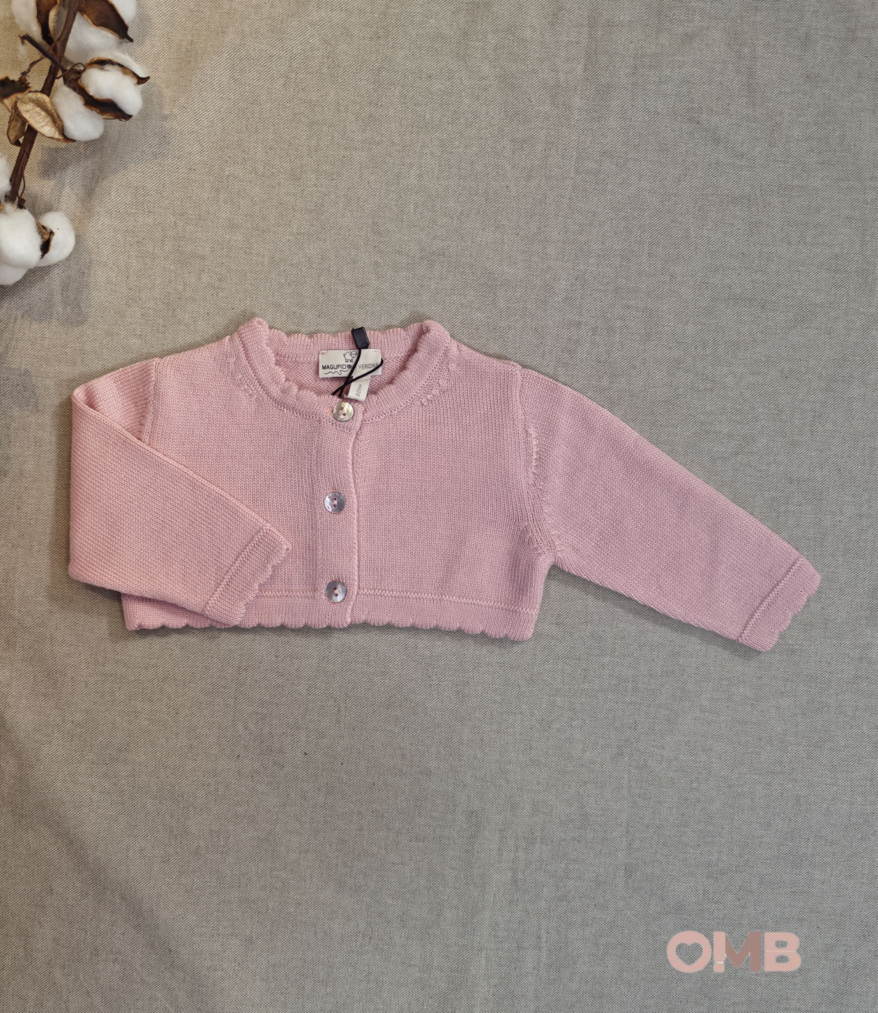 Cardigan Maglificio di Verona neonata 045617 rosa 045617 ROSA MAGLIFICIO VERONA 