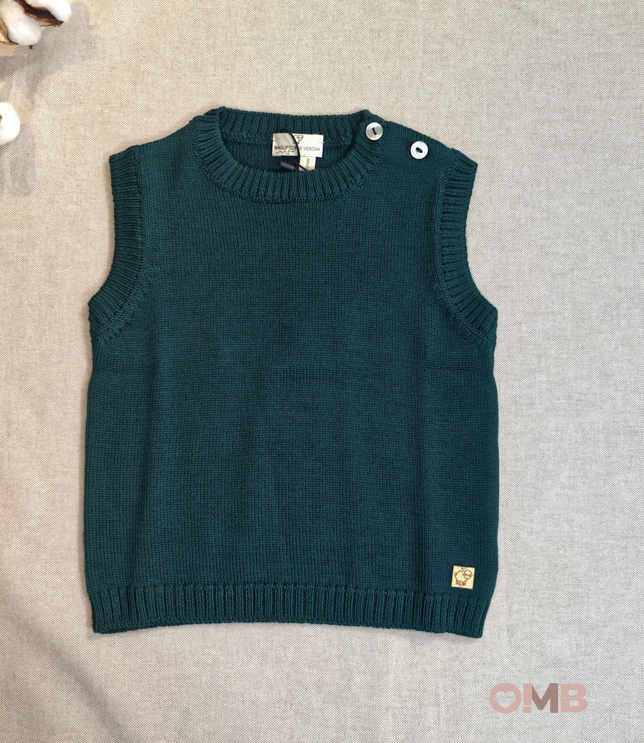 Gilet Maglificio di Verona neonato 045618 verde 045618 VERDE MAGLIFICIO VERONA 
