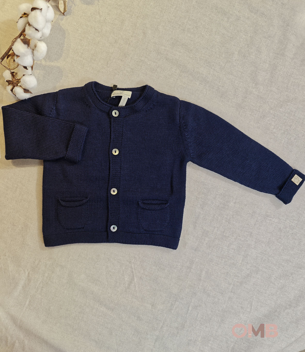 Cardigan Maglificio di Verona neonato 045621 blu 045621 BLU MAGLIFICIO VERONA 